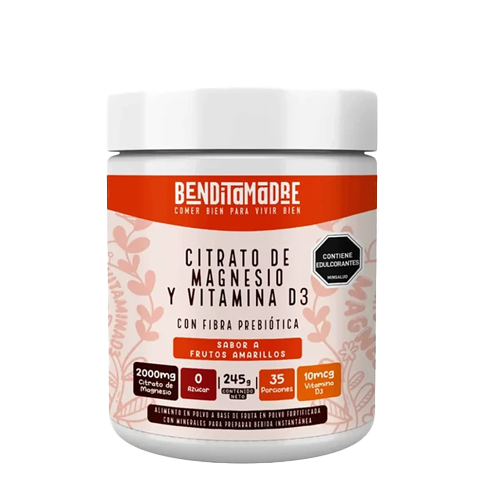 Citrato de Magnesio y Vitamina D3