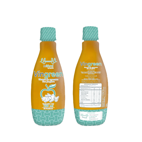 Vinagre de Manzana con Jengibre